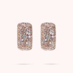 Orecchini a Cerchio in Pavé di Cubic Zirconia WSBZ02371WHI-CZ