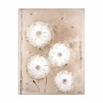 Pannello Acca Un Soffio per la Felicità Argento e Legno QD.315 30X40