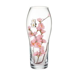 vaso acca fiori cristallo argento v.663.1