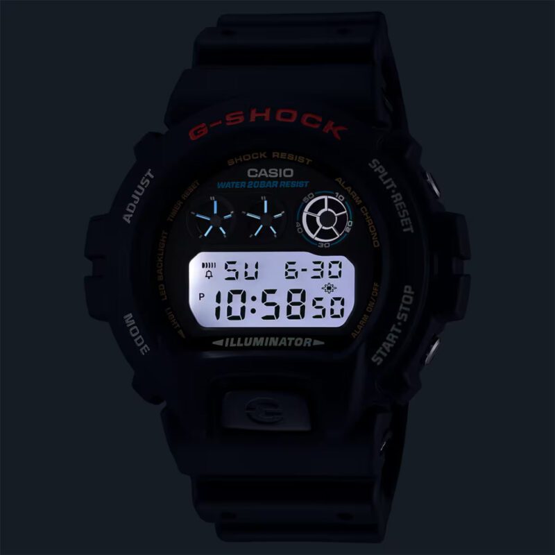 orologio casio gshock digitale nero dw-6900u-1er led