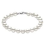 bracciale donna comete gioielli oro bianco 750 perle coltivate brq 110