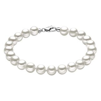 bracciale donna comete gioielli oro bianco 750 perle coltivate brq 110