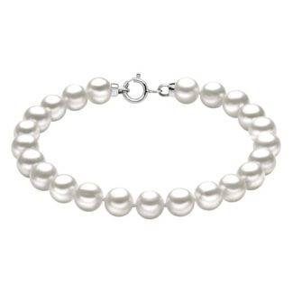 bracciale donna comete gioielli oro bianco 750 perle coltivate brq 114