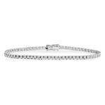 bracciale donna tennis comete gioielli oro bianco 750 diamanti brt 289 m17
