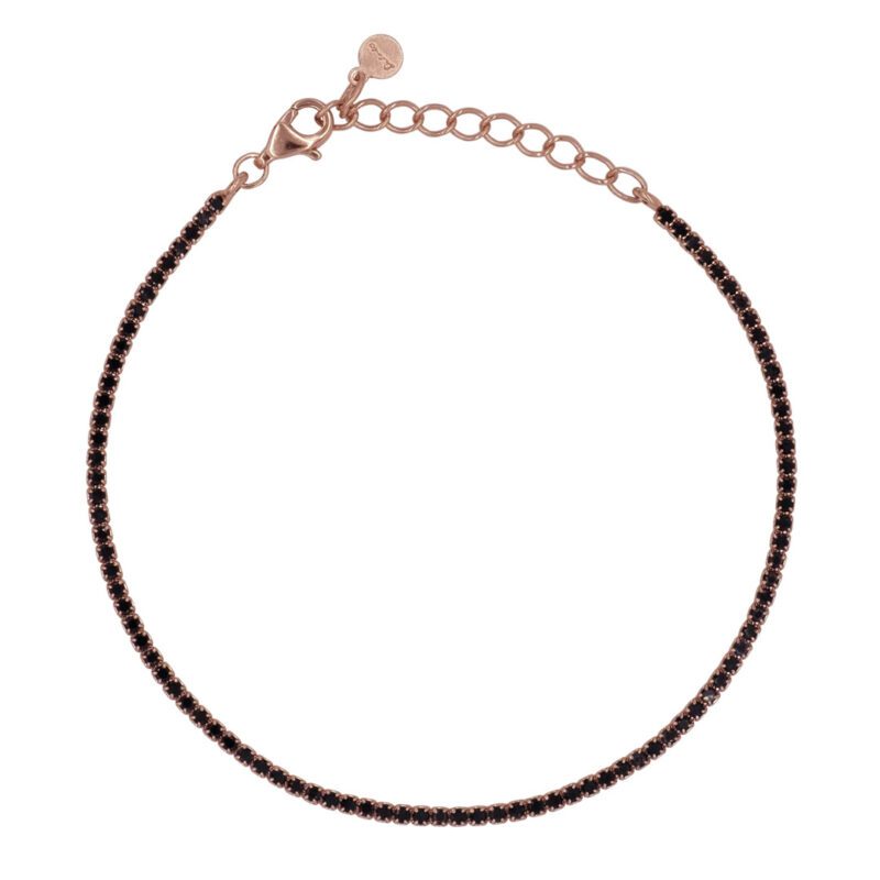 bracciale-tennis-diludo-argento-rose-zirconi-neri-brtcrn bracciale tennis diludo argento rose zirconi neri brtcrn