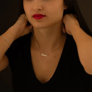 collana nome argento 925 piccola