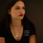 collana nome argento indosso confronto