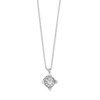 collana punto luce comete oro diamante glb 1538