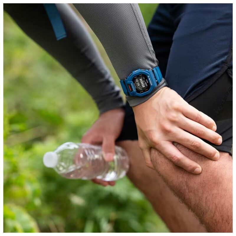 orologio multifunzione casio g-squad g-shock gbd-200-2er indosso sport