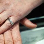 anello gioielli sanetti nome argento 925 indosso