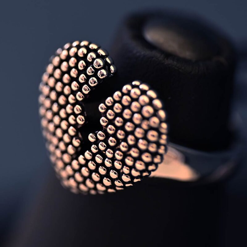 Anello John Richmond Broken Heart Bronzo dettaglio