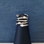 anello john richmond thorns bronzo argentato jrtr02bw