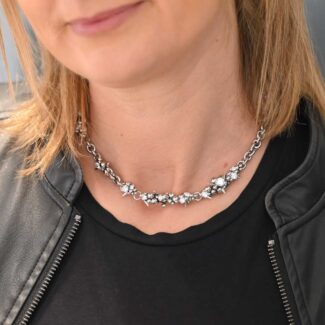 collier john richmond millesime bronzo jrmn03bw indosso