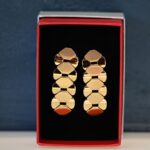 orecchini breil hexagonia acciaio dorato tj3636