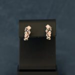 orecchini cerchio john richmond millesime JRME03BK bronzo e zirconi