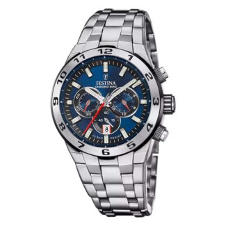 orologio cronografo festina chrono bike blu f20670/1