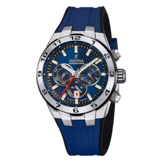 orologio cronografo festina chrono bike blu f20671/1