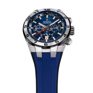 orologio cronografo festina chrono bike blu f20671/1 dettaglio cassa