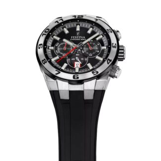 orologio cronografo festina chrono bike nero f20671/6 dettaglio cassa