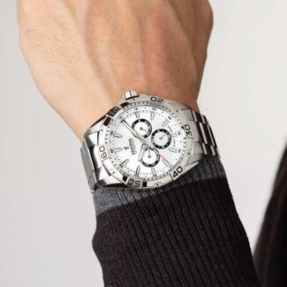 orologio multifunzione festina bianco f20623/1 indosso
