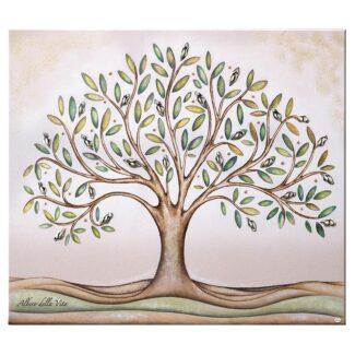quadro acca argenti albero della vita 50x60