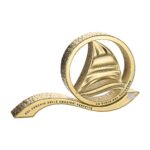 scultura acca gioia del successo argento dorato ar 742.4 oro