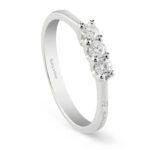 Anello Gioiello Trilogy Salvini Oro Bianco Diamanti 20068920