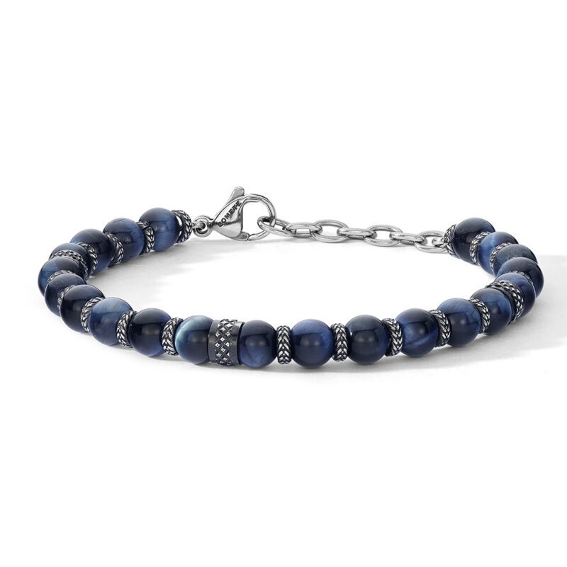 bracciale-comete-uomo-acciaio-pvd-lapislazzuli-blu-ubr-1244 bracciale comete uomo acciaio pvd lapislazzuli blu ubr 1244