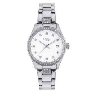 orologio solo tempo breil tribe classic elegance argentato cristalli ew0708
