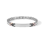 bracciale comete acciaio pvd nero rose ubr 1228