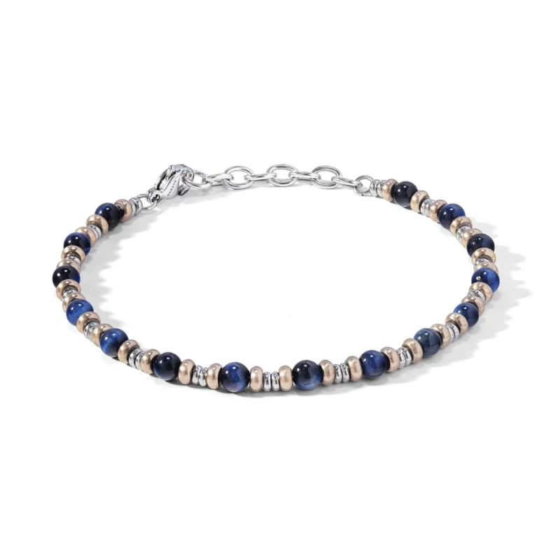 bracciale-comete-acciaio-pvd-rose-agata-blu-ubr-1138 bracciale comete acciaio pvd rose agata blu ubr 1138