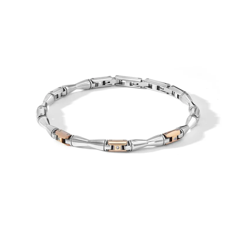 bracciale-comete-acciaio-pvd-rose-diamanti-bianchi-ubr-1114 bracciale comete acciaio pvd rose diamanti bianchi ubr 1114