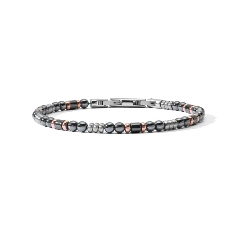 bracciale-comete-gioielli-uomo-district-acciaio-pvd-rose-ematite-nera-ubr-926 bracciale comete gioielli uomo district acciaio pvd rose ematite nera ubr 926