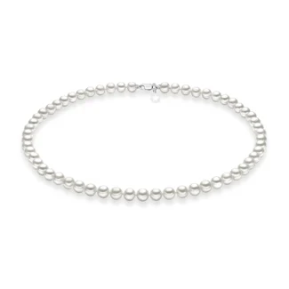 collana comete filo perle acquadolce oro 18k fwq 104