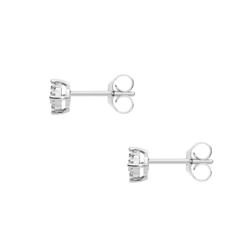 orecchini comete gioielli oro bianco diamanti orb 1062 chiusura