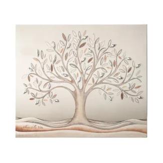 quadro acca argenti albero della vita legno qd.90 30x39