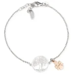 Bracciale Amen Albero della Vita con Angelo Argento 925 BRALABR3