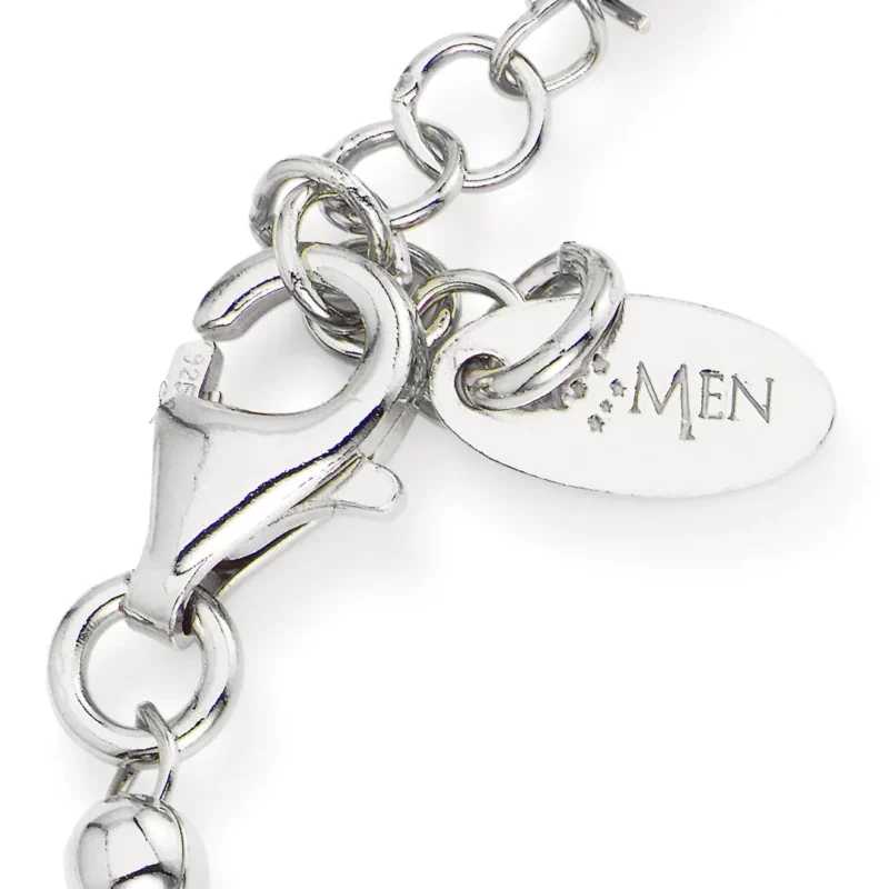 bracciale amen rosario argento 925 rodio brob3 chiusura