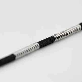 bracciale breil fusion acciaio e lava nera tj3875 dettaglio lava