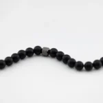 bracciale breil wild acciaio e agata nera tj3825 dettaglio