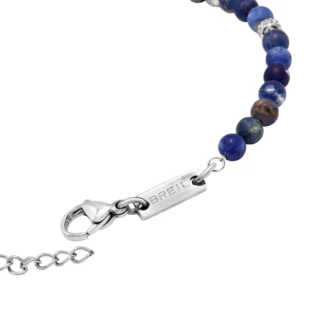 bracciale breil wild acciaio e sodalite tj3824 dettaglio chiusura