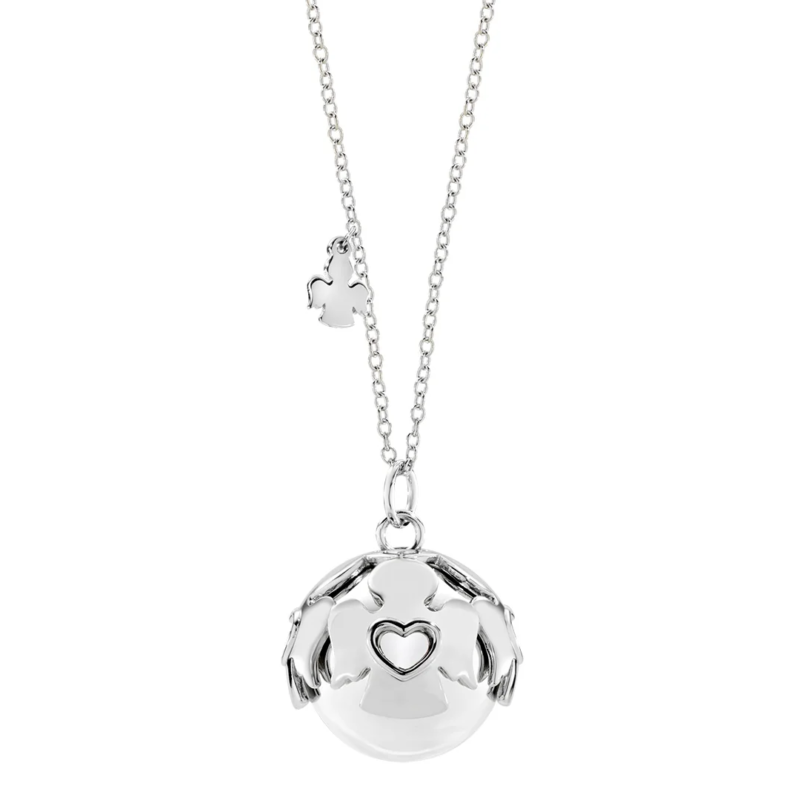 Collana Amen Chiama Angeli in Acciaio Rodiato e Ottone OTCCABBB