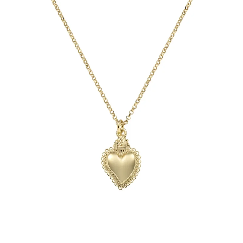 collana-amen-mini-pendente-sacro-cuore-dorato-argento-925-clscg3 Collana Amen Mini Pendente Sacro Cuore Dorato Argento 925 CLSCG3