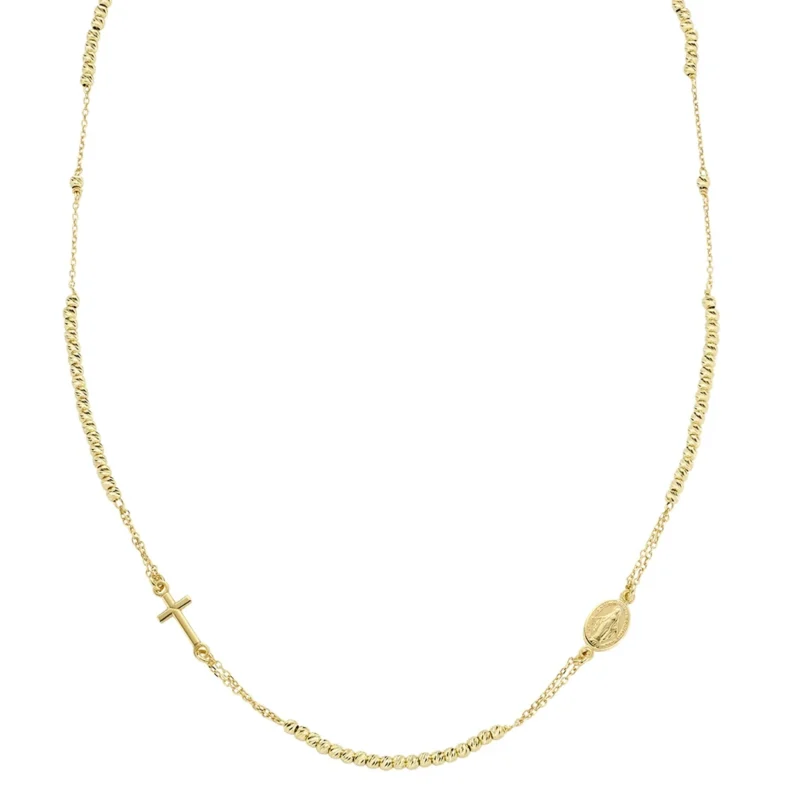 collana-girocollo-amen-croce-e-miracolosa-con-sfere-diamantate-argento-925-dorata-clcrmiggd3 Collana Girocollo Amen Croce e Miracolosa con Sfere Diamantate Argento 925 Dorata CLCRMIGGD3