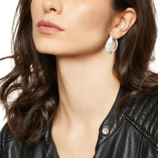 orecchini breil b whisper acciaio tj3386 indosso