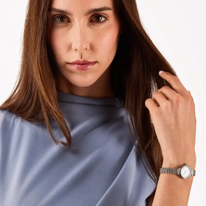 Orologio Breil Solo Tempo Bubble 2H Lady 22mm Blu TW2100 indosso