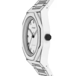 Orologio D1 Milano Polycarbon White Sketch D1-PCBJ34 profilo