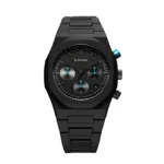 Orologio D1 Milano Polychrono Charcoal Black D1-PHBJ07