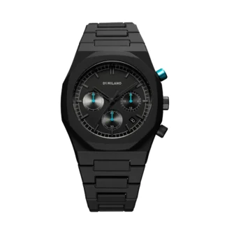 Orologio D1 Milano Polychrono Charcoal Black D1-PHBJ07