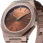 Orologio D1 Milano Ultra Thin Chocolate D1-UTBJ10 dettaglio